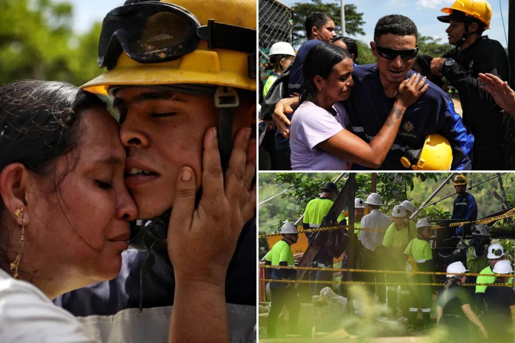 23 miners rescued after being trapped in Colombian gold mine for 43...